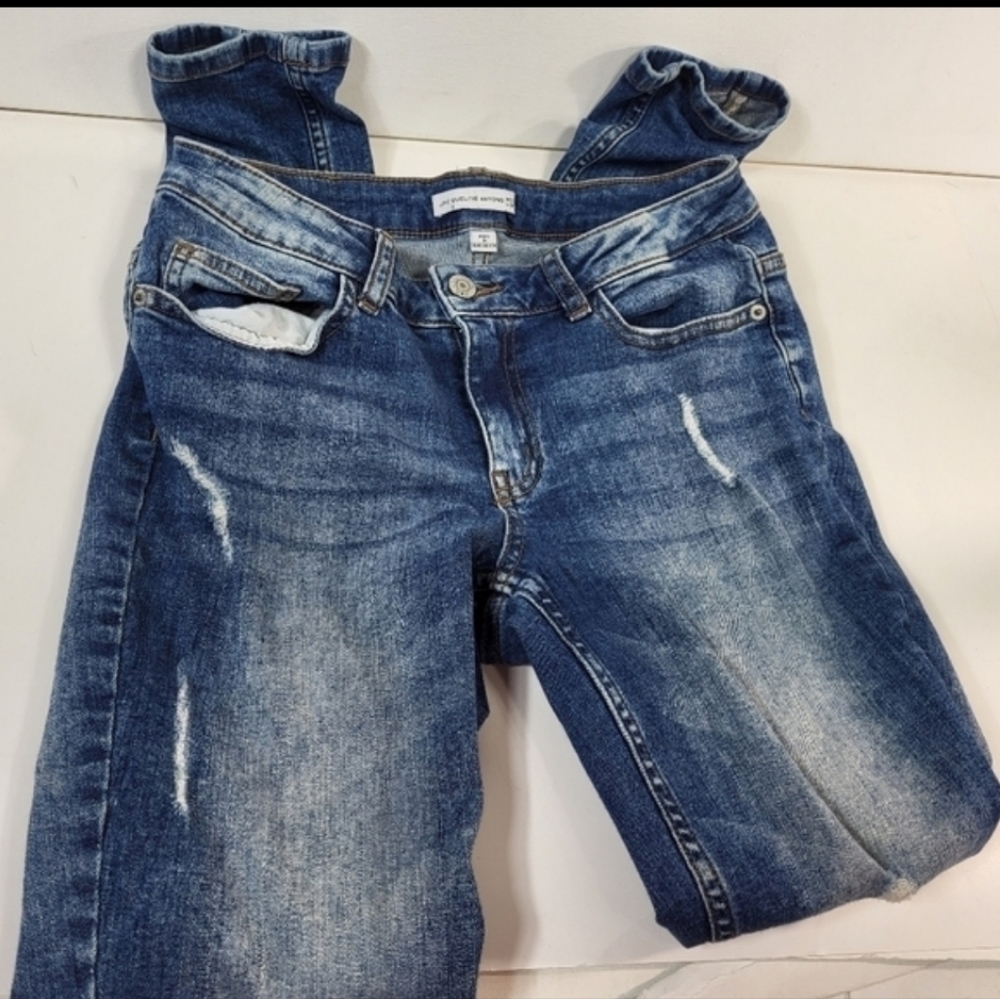Jacqueline de Yong Distressed Denim Jeans
